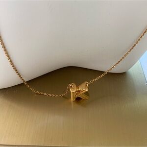 100% AUTHENTIC LOUIS VUITTON GOLD NECKLACE- LETTER K  SOLD SOLD SOLD